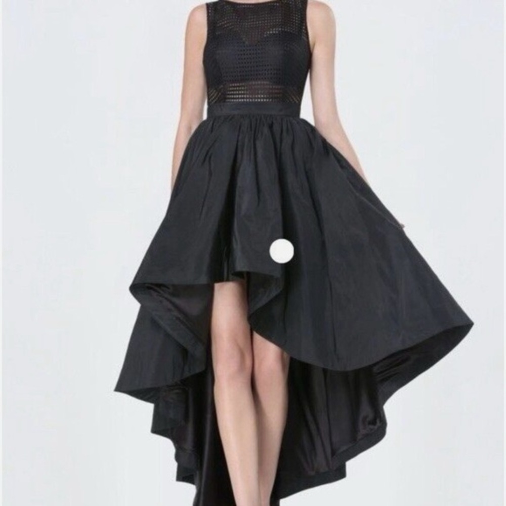 bebe Black High-Low Dress